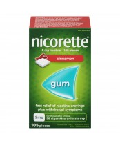 Nicorette Nicotine Gum Cinnamon 2mg